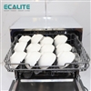 Máy rửa chén 8 bộ Ecalite EDW-UF6080BL kính đen - Sấy khí nóng