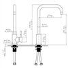 Vòi rửa chén nóng lạnh Ecalite EF-K128B