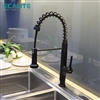 Vòi rửa chén nóng lạnh Pull-out Ecalite EF-K541B có dây rút