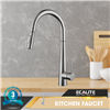 Vòi rửa chén nóng lạnh Pull-down Ecalite EF-K149S có dây rút