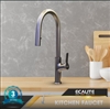 Vòi rửa chén nóng lạnh Ecalite EF-N288S có dây rút