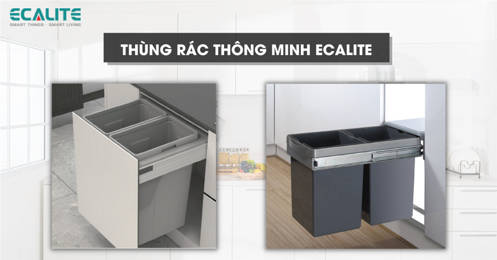 Thùng rác thông minh Ecalite