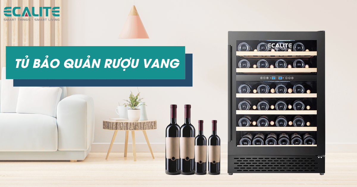 tủ bảo quản rượu ecalite