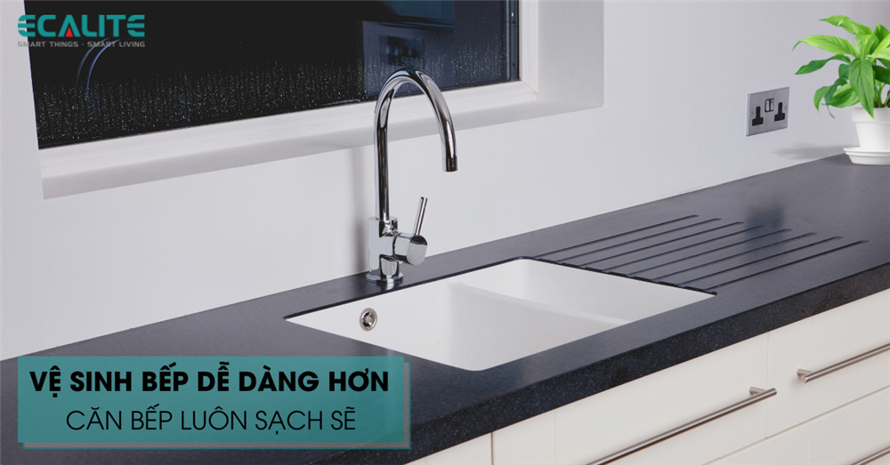 Vệ sinh chậu rửa dễ dàng luôn sạch sẽ Vệ sinh chậu rửa dễ dàng luôn sạch sẽ