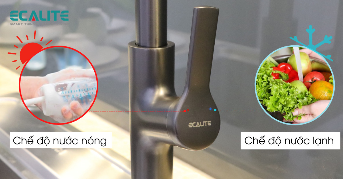 Hai chế dộ nước nóng lạnh hữu ích Hai chế dộ nước nóng lạnh hữu ích