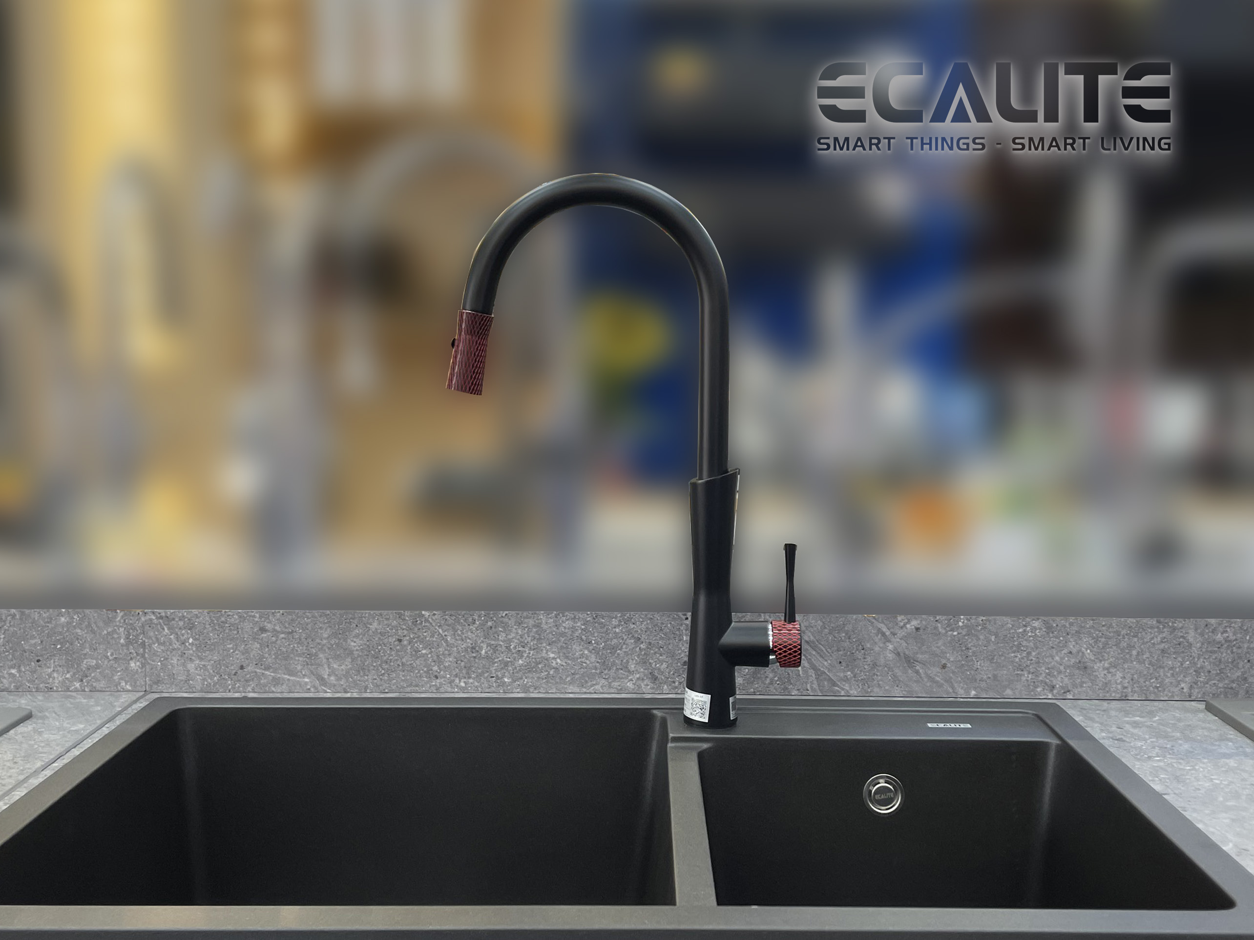 Vòi rửa chén nóng lạnh E-Signature Ecalite EF-N2023B vòi